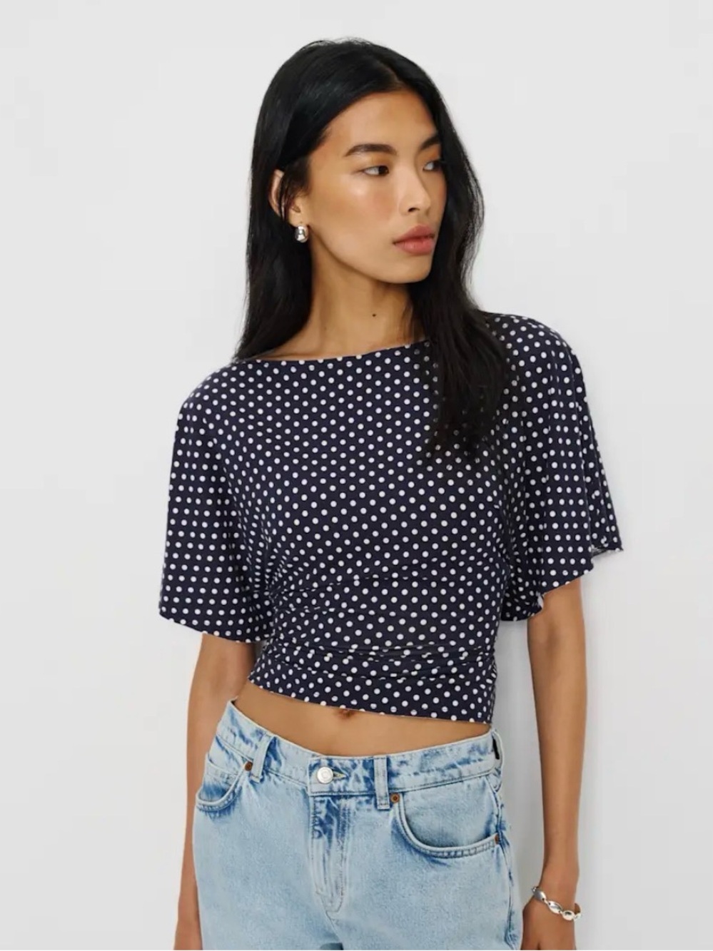 NWT Reformation Avery Knit Top